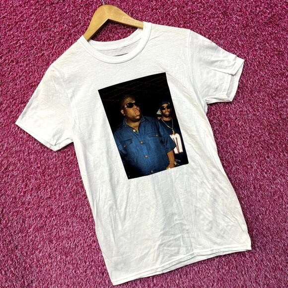 The Notorious BIG Bad Boy Club Poster Hip Hop Tee S - Picture 3 of 5